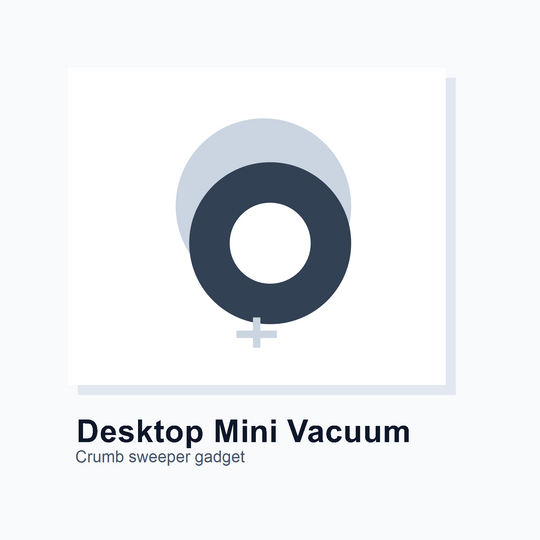 Desktop mini vacuum cleaner crumb sweeper unbranded test image