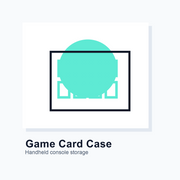 Handheld console game card storage case unbranded test image
