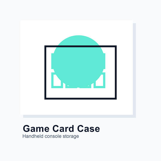 Handheld console game card storage case unbranded test image