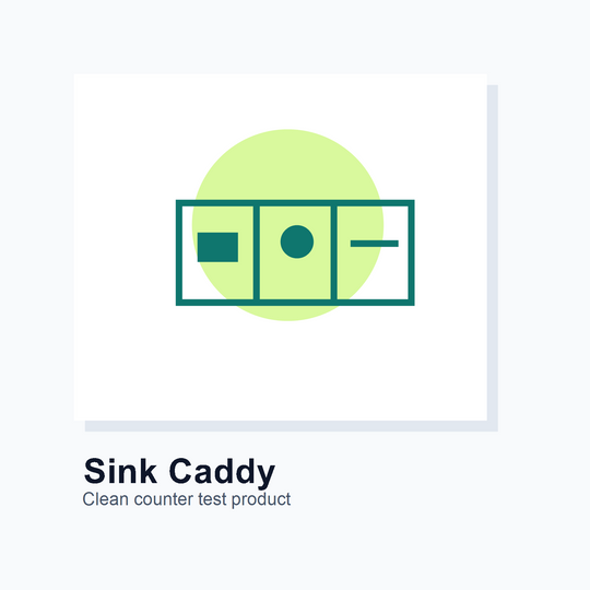 Kitchen sink sponge holder caddy unbranded test image