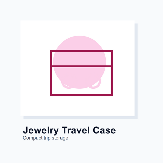 Travel jewelry organizer case unbranded test image